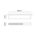 Vibia Offset High Comfort Diffuser 40 cm - 1728 plafondlamp