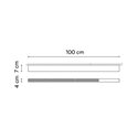 Vibia Offset High Comfort Diffuser 100 cm - 1735 plafondlamp