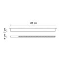 Vibia Offset Flat Diffuser 125 cm - 1755 plafondlamp