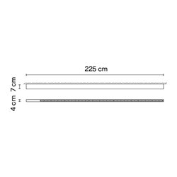 Vibia Offset Flat Diffuser 225 cm - 1757 ceiling lamp