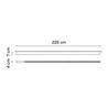 Vibia Offset Flat Diffuser 225 cm - 1757 ceiling lamp