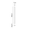 Vibia Offset Up&Down Surface Grazer 160 cm - 1774 wall lamp