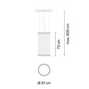 Vibia Array Ø 37 cm - 73 cm - 1800 hanglamp