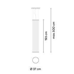 Vibia Array Ø 37 cm - 193 cm - 1810 suspension lamp