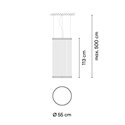 Vibia Array Ø 55 cm - 113 cm - 1820 hanglamp