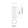 Vibia Array Ø 83 cm - 193 cm - 1835 suspension lamp