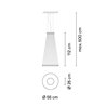 Vibia Array Ø 55 cm - 112 cm - 1855 suspension lamp