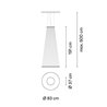 Vibia Array Ø 83 cm - 191 cm - 1870 suspension lamp