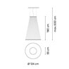 Vibia Array Ø 124 cm - 190 cm - 1880 suspension lamp