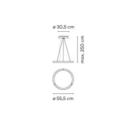 Vibia Halo circular 1x Ø 55,5 cm - 2330 suspension lamp