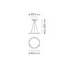 Vibia Halo circular 1x Ø 55,5 cm - 2330 suspension lamp