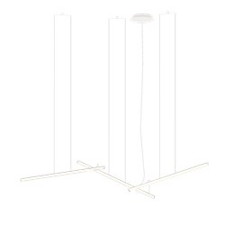Vibia Halo lineal 3x - 2341 hanglamp