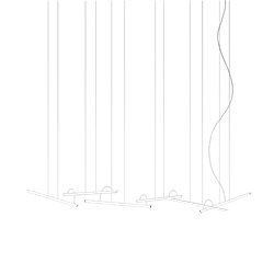 Vibia Halo lineal 6x- 2342 hanglamp