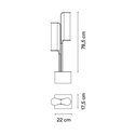 Vibia Class 2x - 2805 tuinpaal