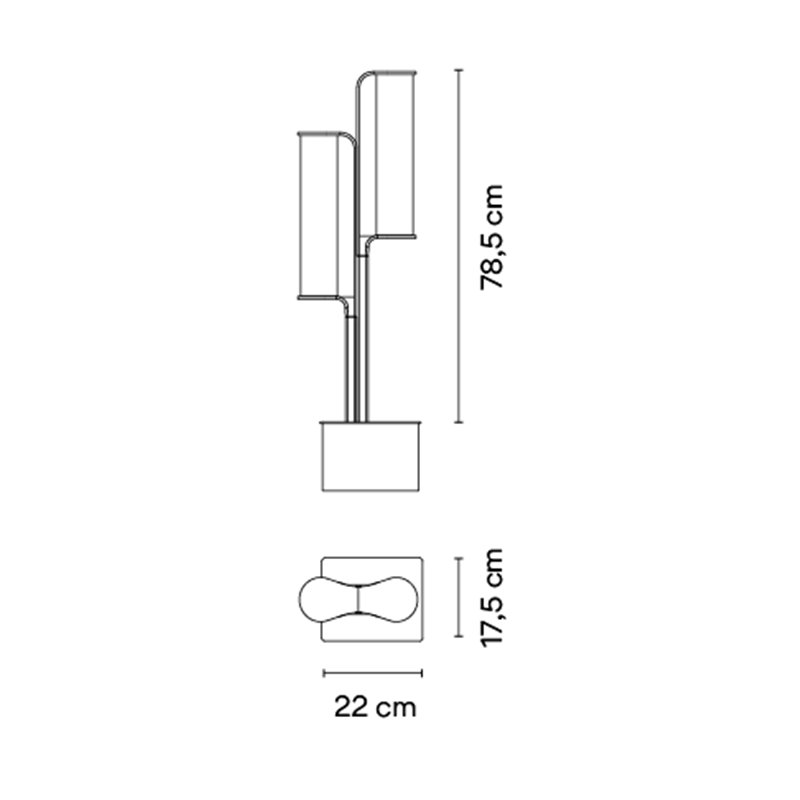 Vibia Class 2x - 2805 tuinpaal