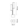 Vibia Class 2x - 2805 garden lamp