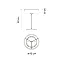 Vibia Dama Ø 45 cm - 3225 tafellamp