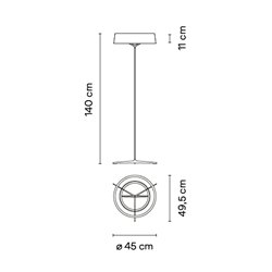 Vibia Dama Ø 49,5 cm - 3230 floor lamp