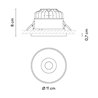 Vibia Circle Trim Medium Ø 11 cm - 3323 recessed spot