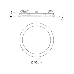 Vibia Circle Ø 36 cm - 3360 ceiling lamp