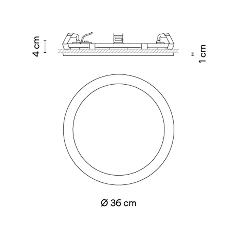 Vibia Circle Ø 36 cm - 3360 plafondlamp