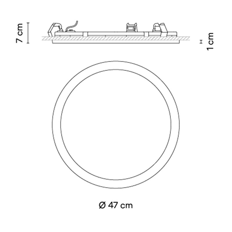Vibia Circle Ø 47 cm - 3363 plafondlamp