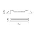 Vibia Line Trim 27 x 4 cm - 3505 plafondlamp
