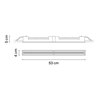 Vibia Line Trim 53 x 4 cm - 3510 ceiling lamp