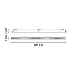 Vibia Line Trim 104 x 4 cm - 3565 ceiling lamp