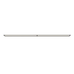 Vibia Line Wall Washer Trim 53 x 4 cm - 3580 plafondlamp