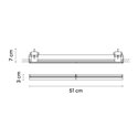 Vibia Line Wall Washer Trimless 51 x 3 cm - 3583 plafondlamp