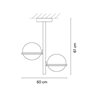 Vibia Palma 4x LED 50 x 61 cm - 3760 ceiling lamp