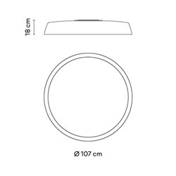 Vibia Bigger Ø 107 cm - 3915 ceiling lamp