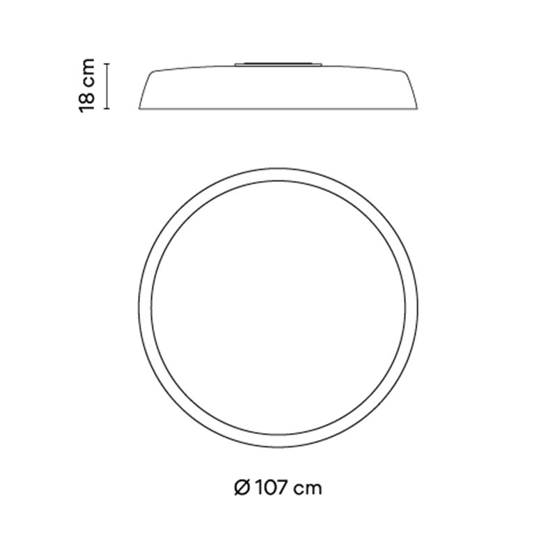 Vibia Bigger Ø 107 cm - 3915 plafondlamp