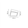 Vibia Break 48 x 38 cm - 4108 garden lamp