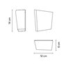 Vibia Break Plus 1x LED 12 x 14 cm - 4112 wall lamp