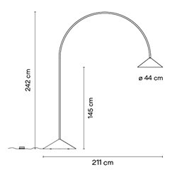 Vibia Out Not Fixed - 4270 floor lamp