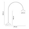 Vibia Out Bolt-down - 4275 floor lamp