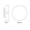 Vibia Dots outdoor Direct Surface Grazer Ø 20 cm - 4688 wall lamp