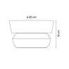 Vibia Dots outdoor Direct Surface Grazer Ø 20 x 12 cm - 4700 wall lamp
