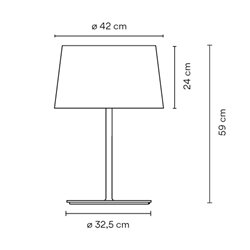 Vibia Warm Ø 32,4 x 59 cm - 4900 table lamp