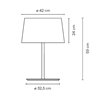 Vibia Warm Ø 32,4 x 59 cm - 4900 table lamp