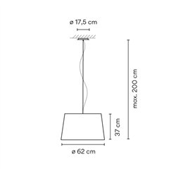 Vibia Warm Ø 62 cm - 4925 suspension lamp