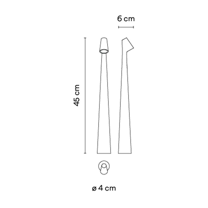 Vibia Africa portable Ø 5 x 45 cm - 5580 tafellamp