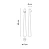 Vibia Africa portable Ø 5 x 45 cm - 5580 table lamp