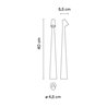 Vibia Africa Portable Ø 5 x 40 cm - 5585 table lamp