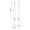 Vibia Africa Bolt-down Ø 5 x 45 cm - 5590 table lamp