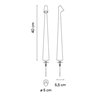 Vibia Africa Bolt-down Ø 5 x 40 cm - 5595 table lamp