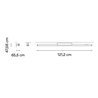 Vibia Spa 121 cm - 5975 wall lamp