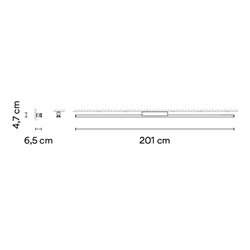 Vibia Spa 201 cm - 5977 wall lamp